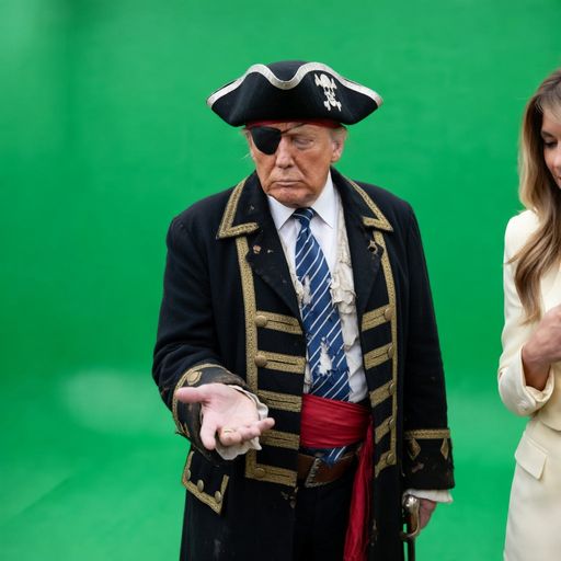 Trump as a pirate