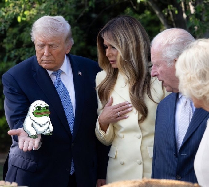 Yeti Pepe in his hand